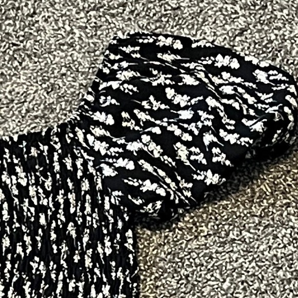 Trixxi Black and White Floral Dress Size M - Picture 7 of 7